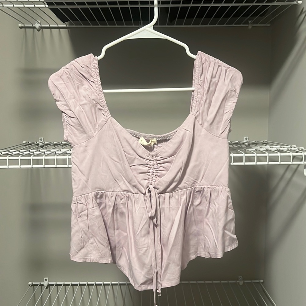 NWOT * L.A.Hearts Lavender Blouse Size Small